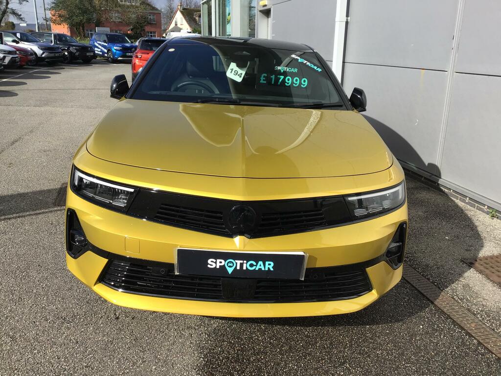 Vauxhall Astra 1.2 Turbo Gs Hatchback Euro 6 S WK74ZHM Yellow #2