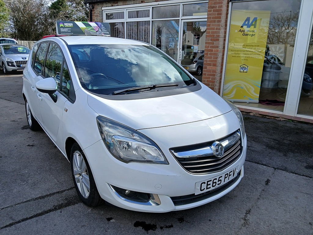 Vauxhall Meriva 1.4I Life Mpv Euro 6 100 Ps White