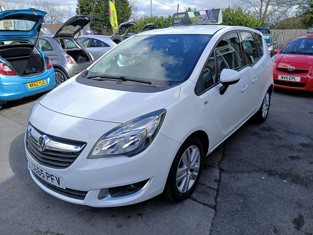 Vauxhall Meriva 1.4I Life Mpv Euro 6 100 Ps CE65PFV White #3