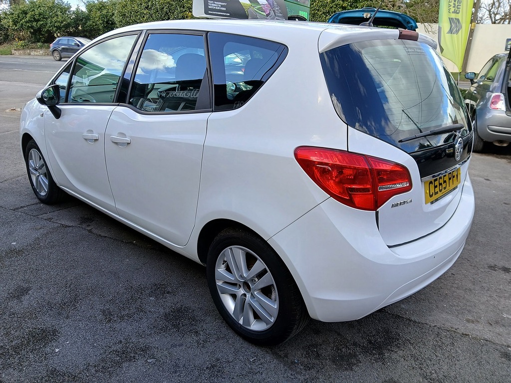 Vauxhall Meriva 1.4I Life Mpv Euro 6 100 Ps CE65PFV White #5