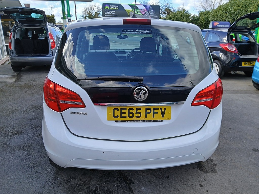 Vauxhall Meriva 1.4I Life Mpv Euro 6 100 Ps CE65PFV White #6