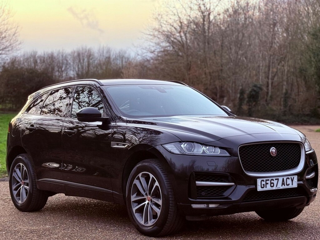 Jaguar F-Pace 2017 2.0 P250i R-sport Awd Euro 6 Ss GF67ACY Black #2