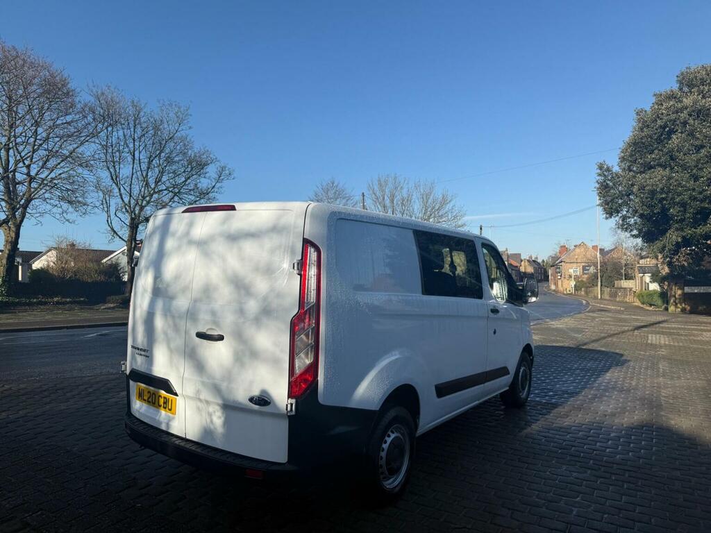 Ford Transit Custom 2.0 300 Ecoblue Leader Crew Van L1 H1 Euro 6 Ss ML20CBU White #5