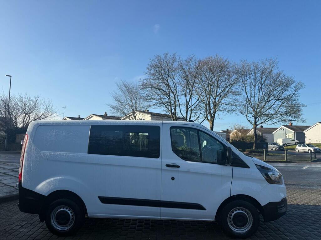 Ford Transit Custom 2.0 300 Ecoblue Leader Crew Van L1 H1 Euro 6 Ss ML20CBU White #6