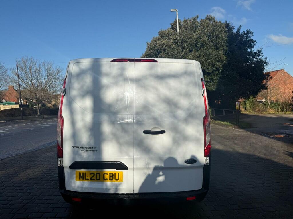 Ford Transit Custom 2.0 300 Ecoblue Leader Crew Van L1 H1 Euro 6 Ss ML20CBU White #4
