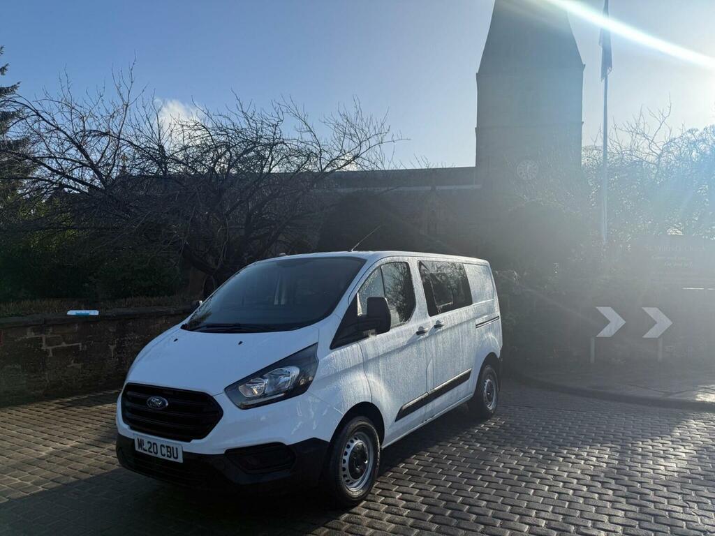 Ford Transit Custom 2.0 300 Ecoblue Leader Crew Van L1 H1 Euro 6 Ss White