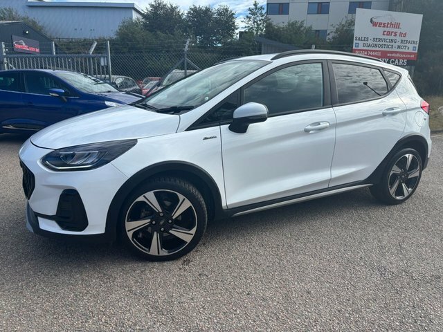 Ford Fiesta 1.0T Ecoboost Mhev Active Hatchback Hyb White #2