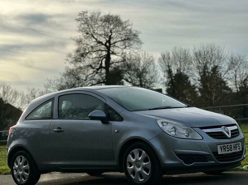Vauxhall Corsa 1.2I 16V Club Ac Hatchback YR58HFS Silver #3