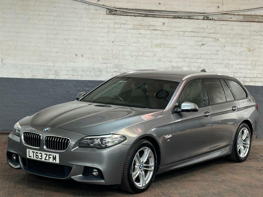 BMW 5 Series 2.0 525D M Sport Touring Euro 6 S S LT63ZFM Grey #6