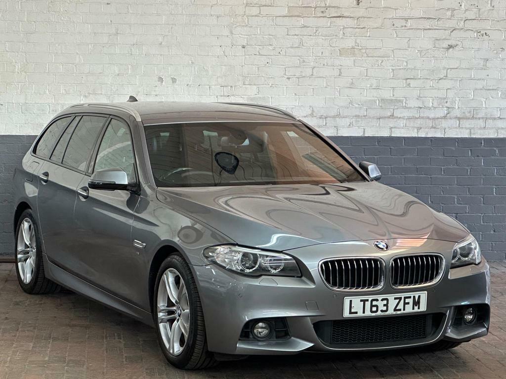 BMW 5 Series 2.0 525D M Sport Touring Euro 6 S S LT63ZFM Grey #3