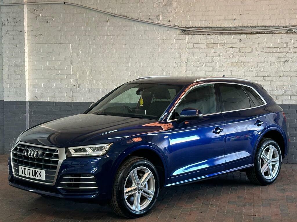 Audi Q5 2.0 Tdi S Line S Tronic Quattro Euro 6 S S YC17UKK Blue #4