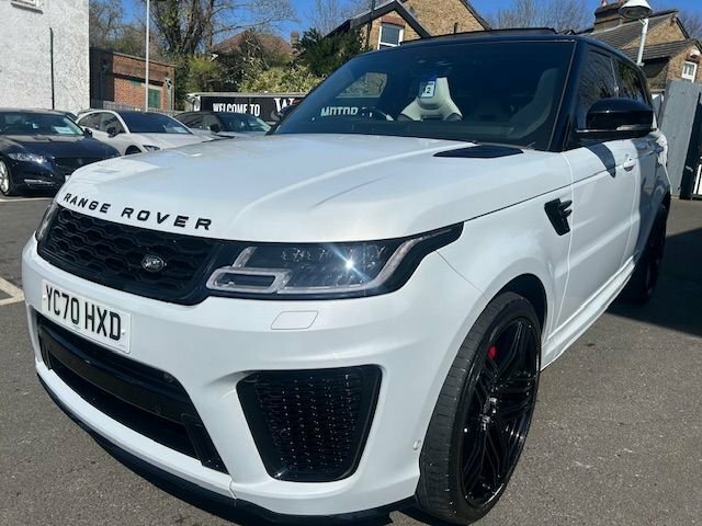 Land Rover Range Rover Sport Svr 5.0 P575 V8 White #4