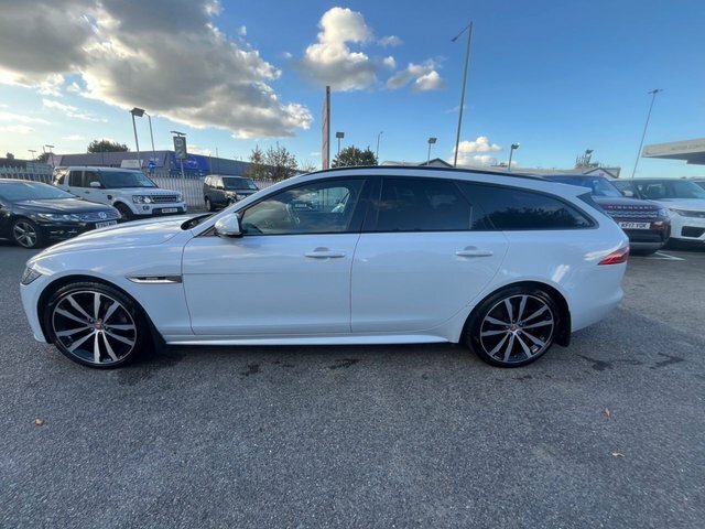 Jaguar XF 2.0D R-sport Sportbrake HW68BGU White #4