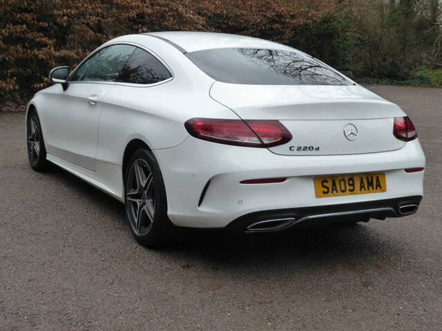 Mercedes-Benz C Class 2.0 C220d Amg Line LP69MXT White #2
