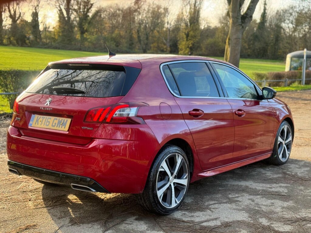 Peugeot 308 2.0 Bluehdi Gt Line Euro 6 Ss KT16GWM Red #3