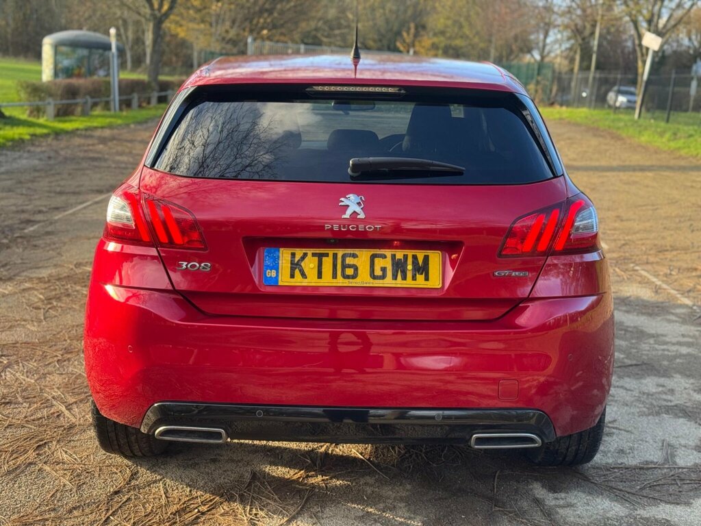 Peugeot 308 2.0 Bluehdi Gt Line Euro 6 Ss KT16GWM Red #6