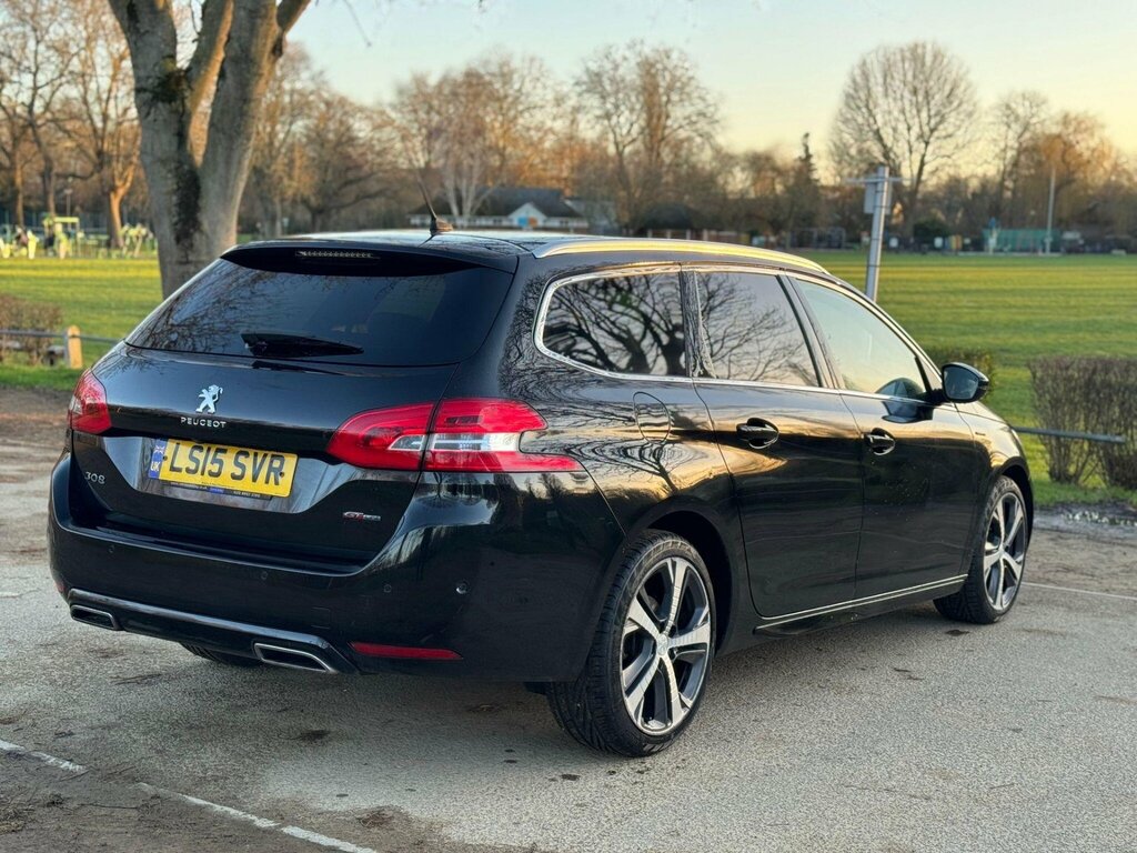 Peugeot 308 SW 1.2 Puretech Gt Line Euro 6 Ss LS15SVR Black #3
