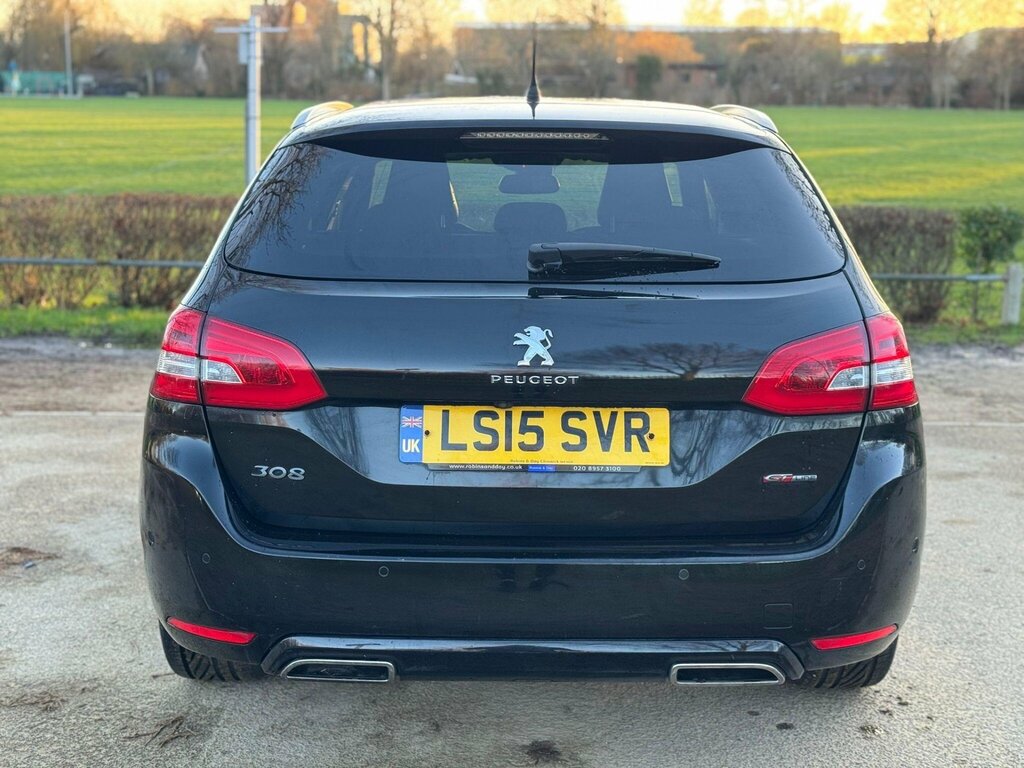 Peugeot 308 SW 1.2 Puretech Gt Line Euro 6 Ss LS15SVR Black #5