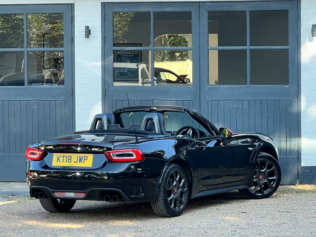 Abarth 124 Spider 1.4 Multiair Convertible Euro 6 1 KT18JWP Black #6
