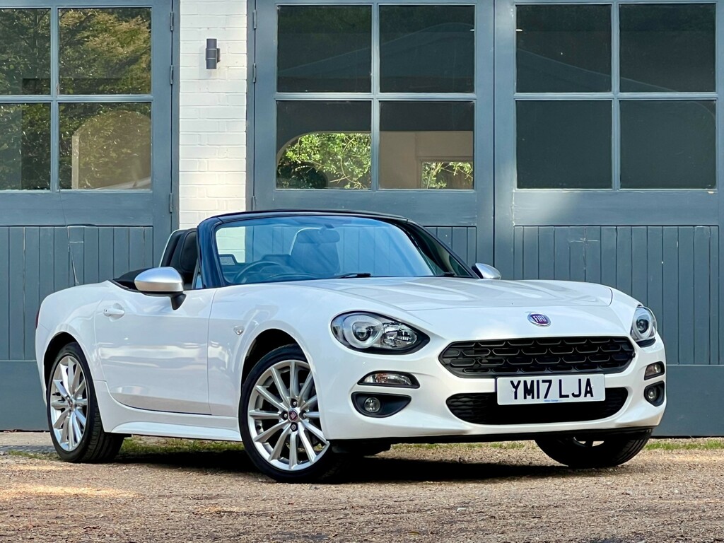 Fiat 124 Spider 1.4 Multiair Lusso Convertible Euro 6 YM17LJA White #3