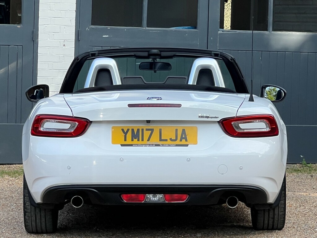 Fiat 124 Spider 1.4 Multiair Lusso Convertible Euro 6 YM17LJA White #6