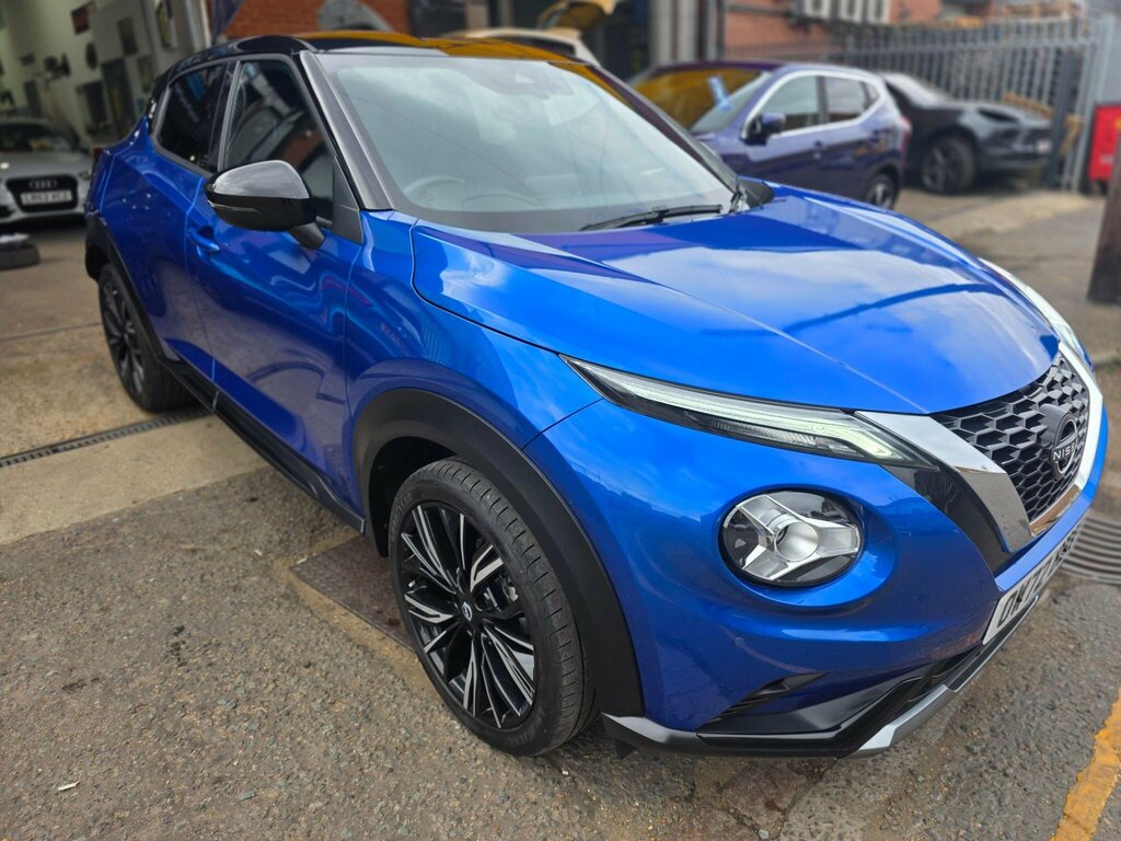Nissan Juke 1.0 Dig-t Tekna Dct Euro 6 Ss OW72BBV Blue #5