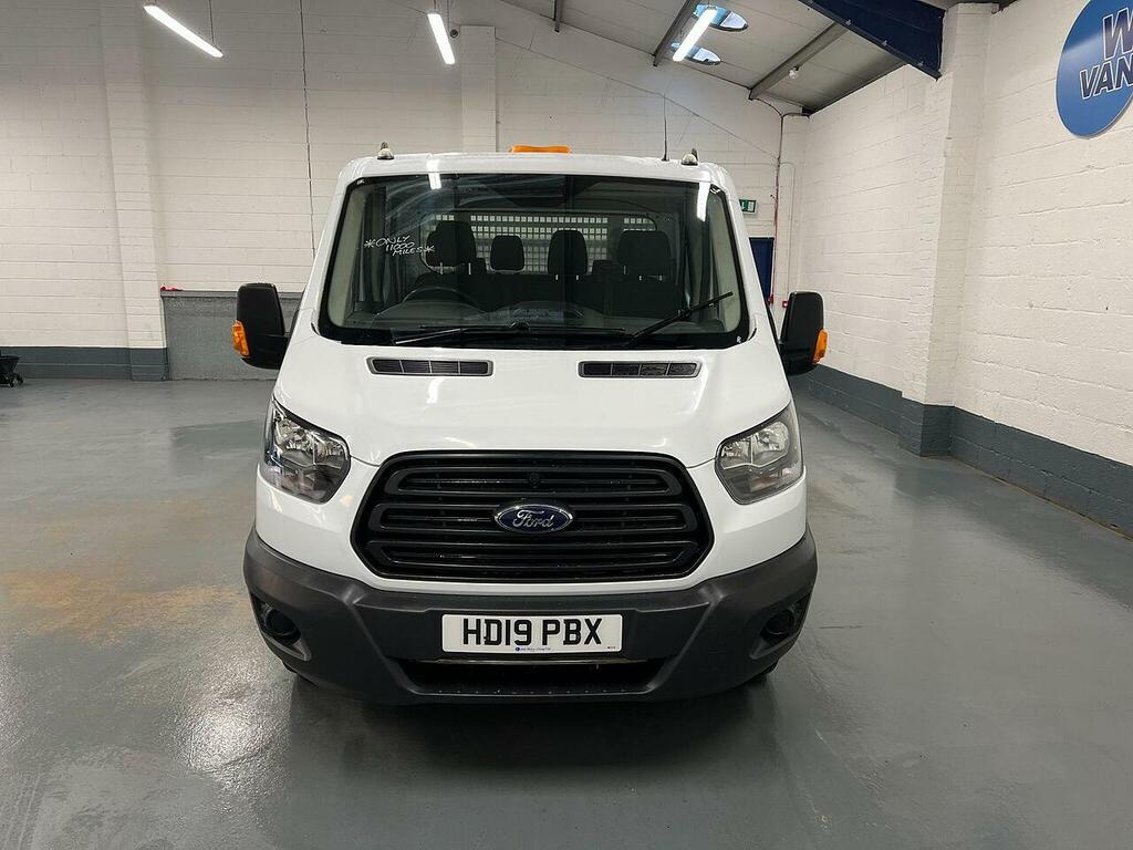 Ford Transit Custom Transit 2.0 350 Ecoblue Rwd L3 Double Cab Dropside White #4