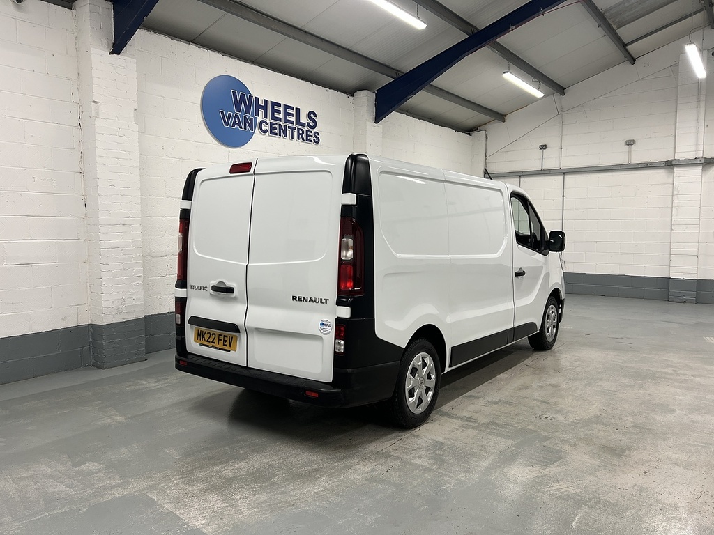 Renault Trafic 2.0 Dci Blue Sl28 Business Panel Van Ma MK22FEV White #5