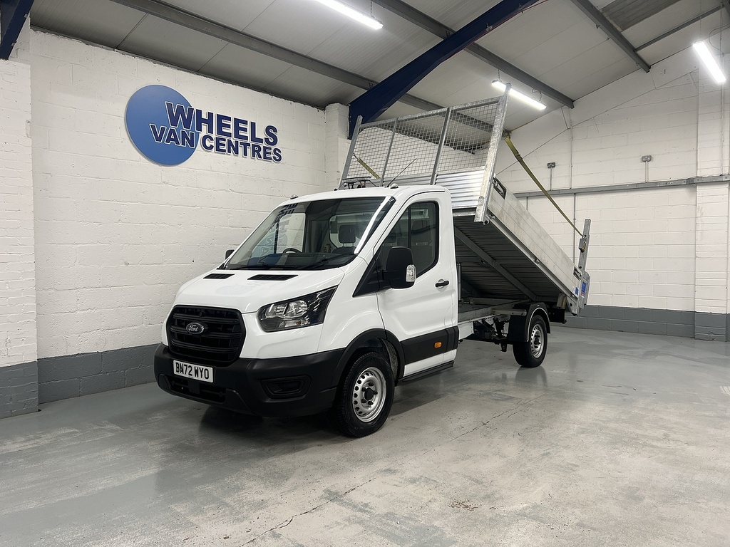 Ford Transit Custom 2.0 350 Ecoblue Leader Tipper Fw White