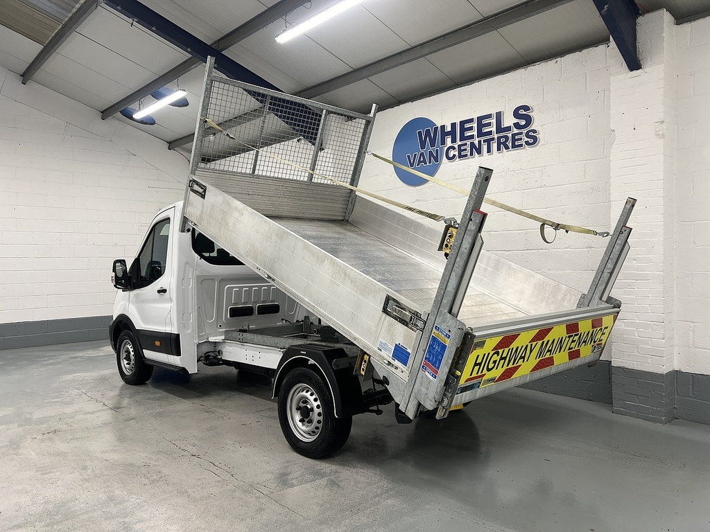 Ford Transit Custom 2.0 350 Ecoblue Leader Tipper Fw White #3