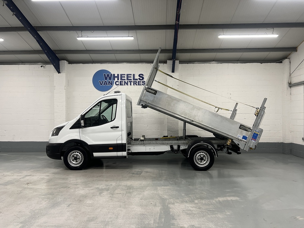 Ford Transit Custom 2.0 350 Ecoblue Leader Tipper Fw White #2