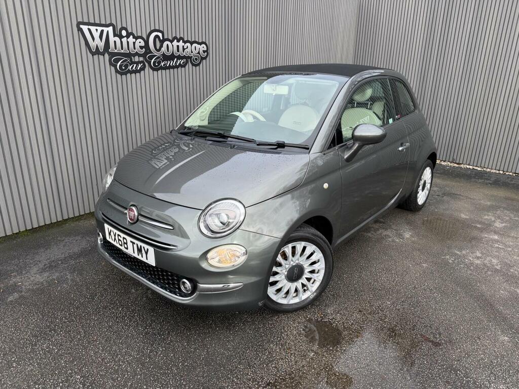 Fiat 500C Convertible 1.2 Lounge Euro 6 Ss 201868 KX68TMY Grey #3
