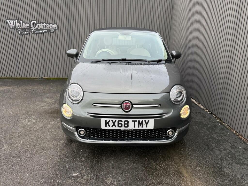 Fiat 500C Convertible 1.2 Lounge Euro 6 Ss 201868 KX68TMY Grey #4