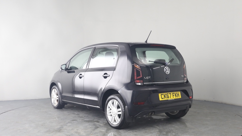 Volkswagen Up 1.0 High Up Hatchback Euro 6 S CK67FKH Black #2