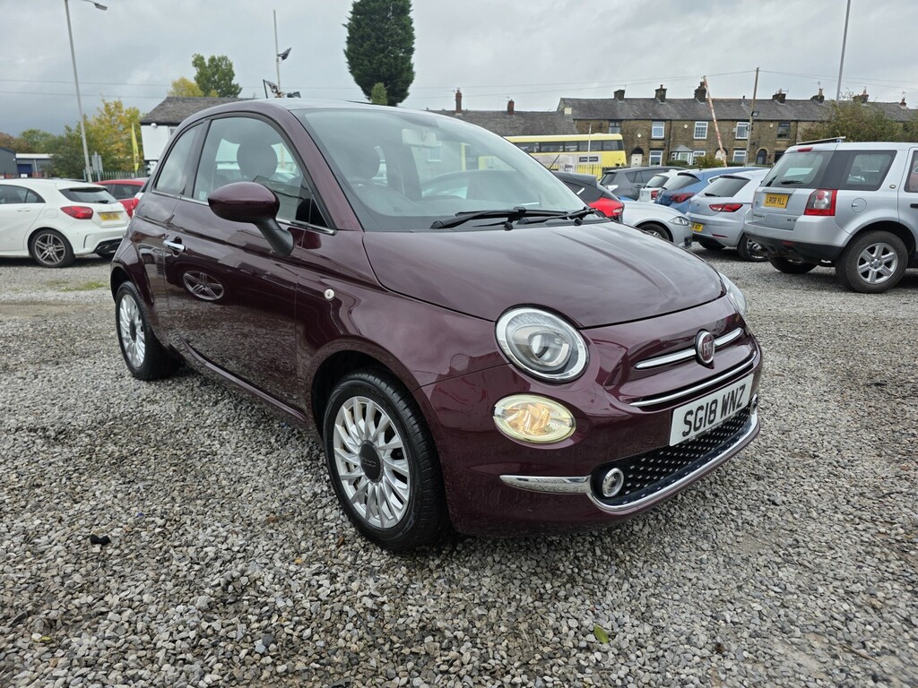 Fiat 500 Hatchback 1.2 500 E6b 1.2 69Hp Lounge 201818 SG18WNZ Red #2