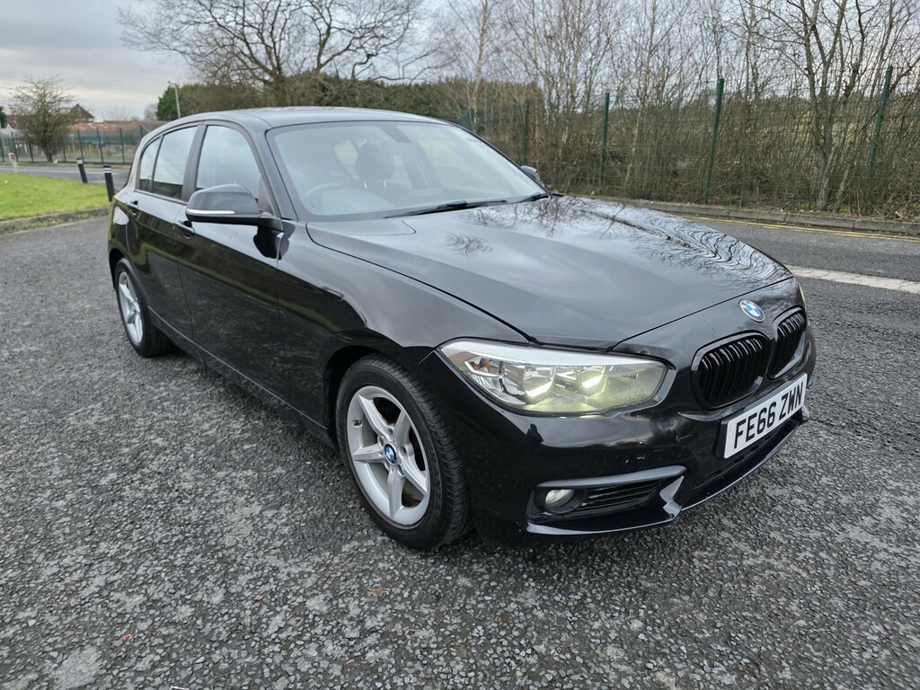 BMW 1 Series Hatchback 1.5 116D Ed Plus 5-Door 201666 FE66ZWN Black #2