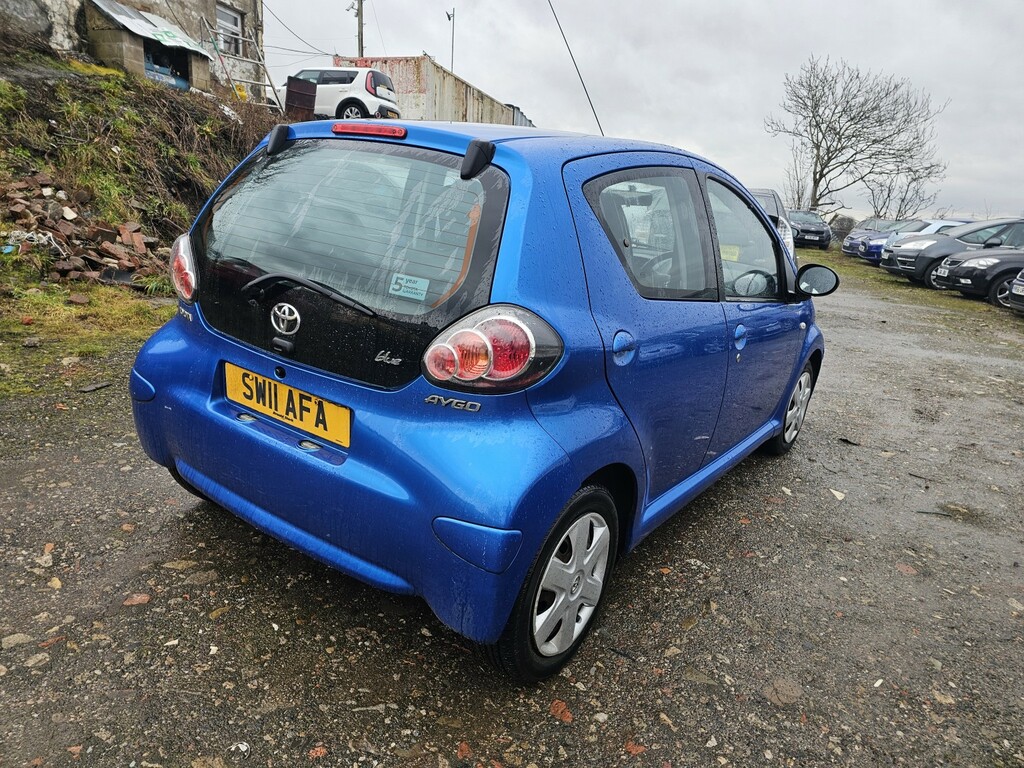 Toyota Aygo Hatchback 1.0 Vvt-i Blue 201111 Blue #6