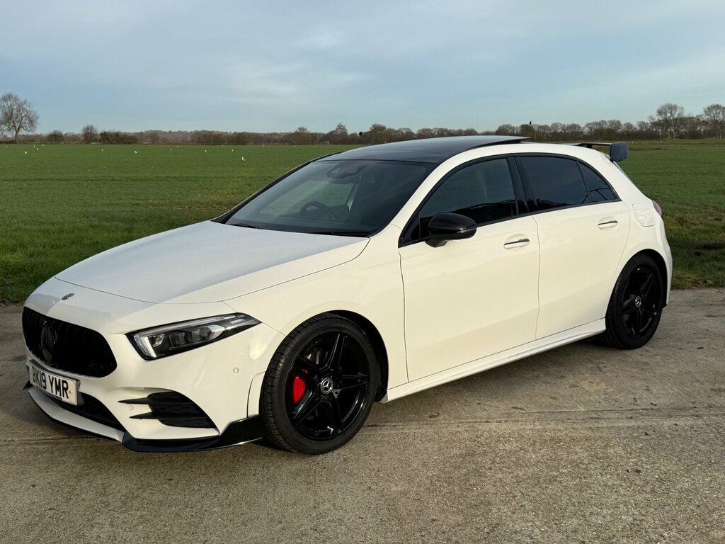 Mercedes-Benz A Class A180 Amg Line Premium Plus Aero Kit Fitted, Petr BK19YMR White #4