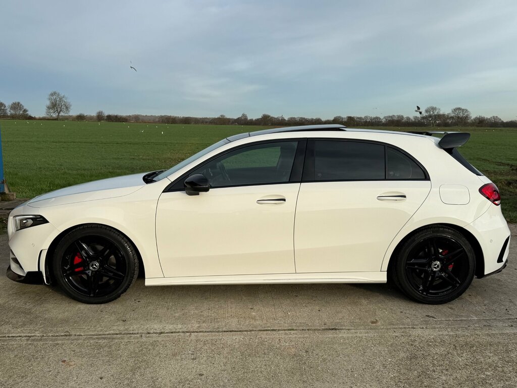 Mercedes-Benz A Class A180 Amg Line Premium Plus Aero Kit Fitted, Petr BK19YMR White #2