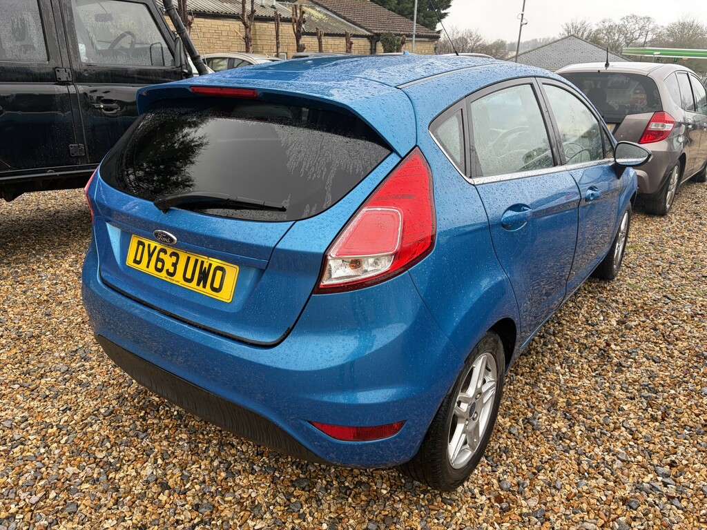 Ford Fiesta Hatchback 1.0 T Ecoboost Zetec 201363 DY63UWO Blue #6