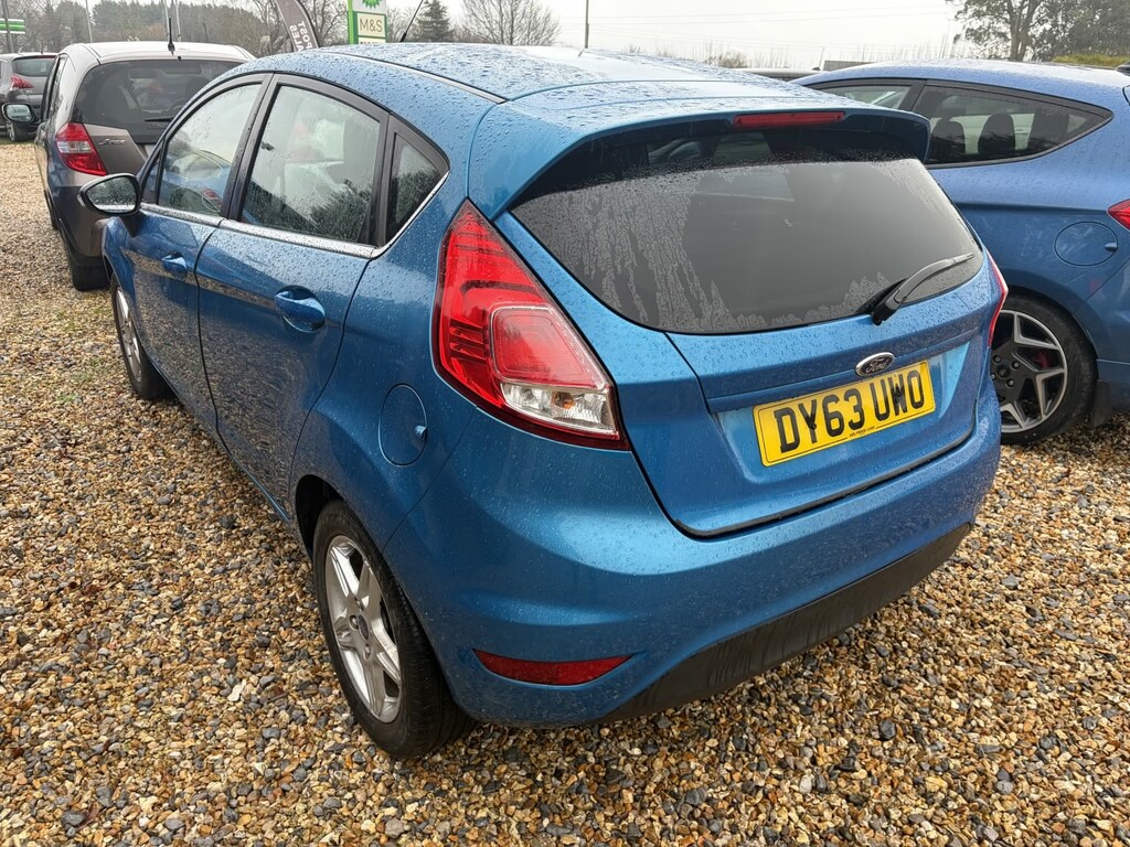 Ford Fiesta Hatchback 1.0 T Ecoboost Zetec 201363 DY63UWO Blue #5