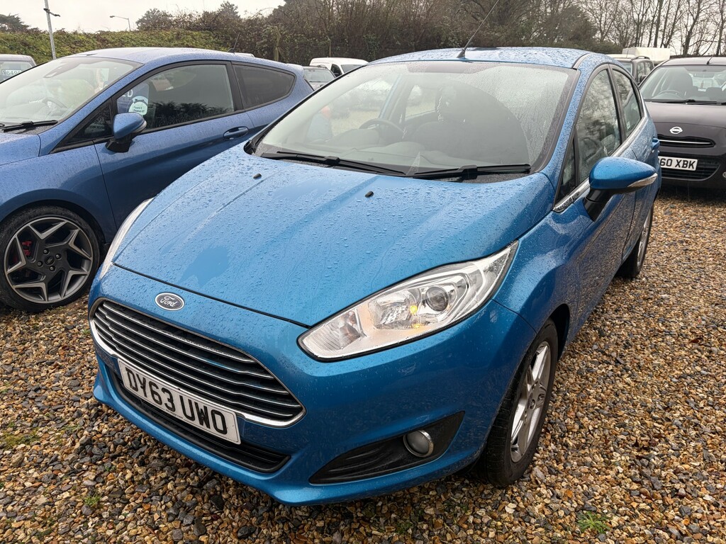 Ford Fiesta Hatchback 1.0 T Ecoboost Zetec 201363 Blue