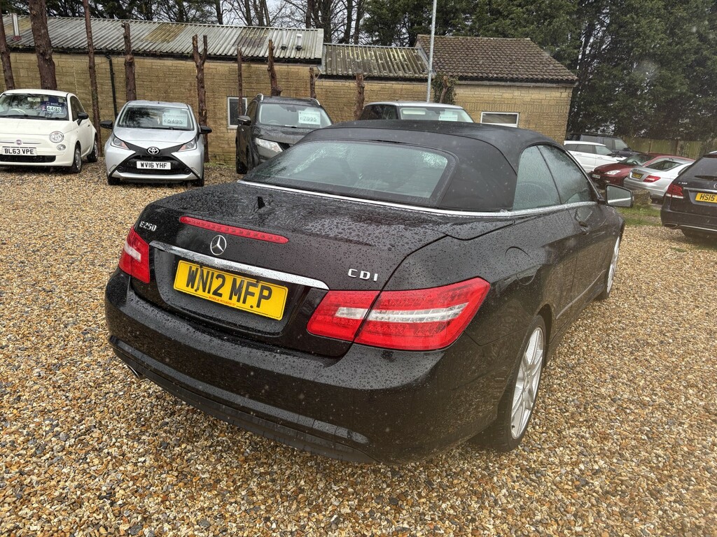 Mercedes-Benz E Class Convertible 2.1 E250 Cdi Blueefficiency Sport 201 WN12MFP Black #3