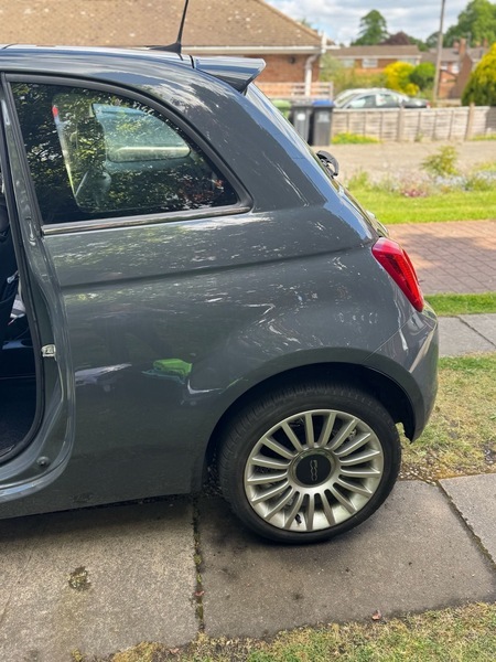 Fiat 500 Mirror Grey #2