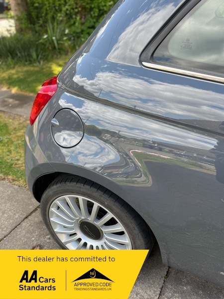 Fiat 500 Mirror Grey #3