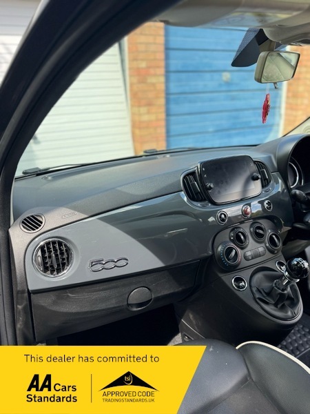 Fiat 500 Mirror Grey #5