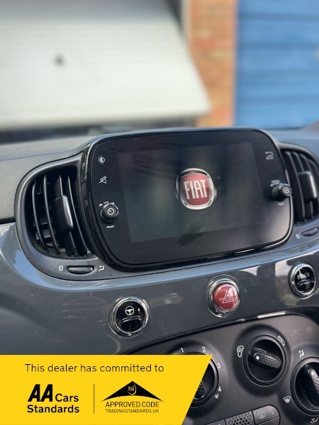 Fiat 500 Mirror Grey #6