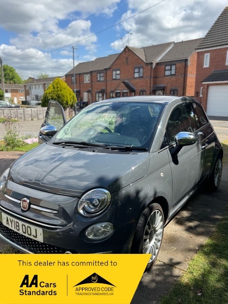 Fiat 500 Mirror Grey