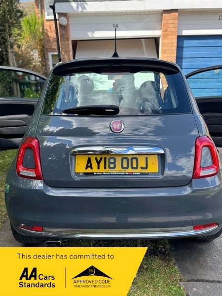 Fiat 500 Mirror Grey #4