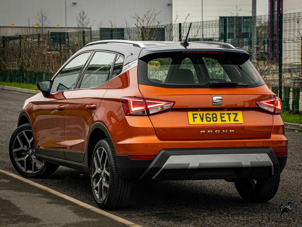 Seat Arona Suv 1.0 Tsi Xcellence Lux Dsg Euro 6 Ss 20 FV68ETZ Orange #4